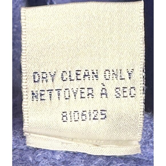 Tabi Womens Cardigan Sweater 100% Wool Grandma Full Zip Long Sleeve Blue Large - Picture 10 of 10